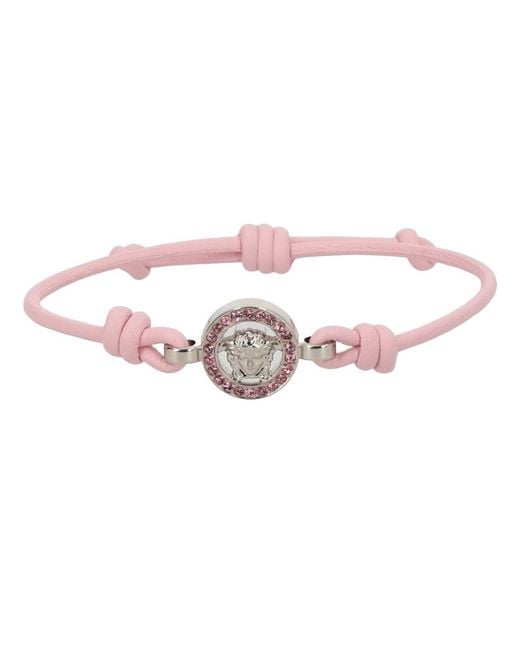 Versace Pink Bracelet Lamb Skin