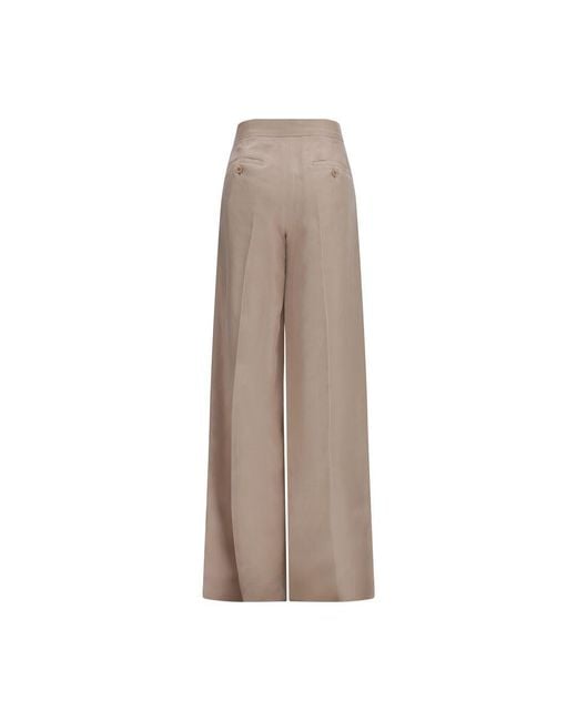 Max Mara Natural Silk Casual Pants