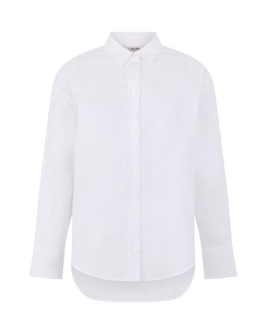 Max Mara White Shirt Cotton