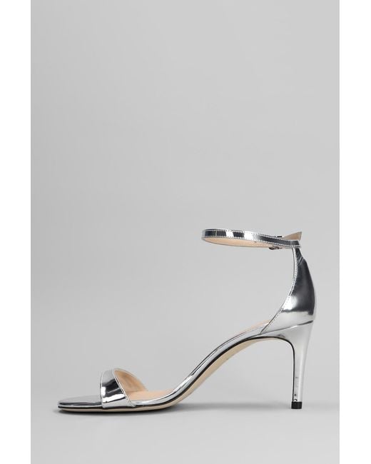 Stuart Weitzman Metallic Nudist Ii Sandals