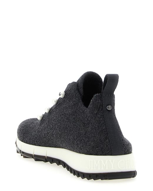 Jimmy Choo Black Veles Sneakers