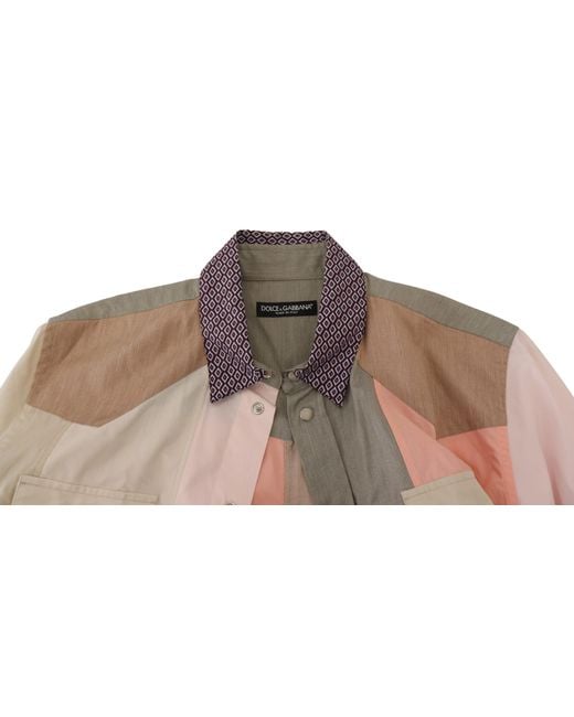 Dolce & Gabbana Gray Elegant Slim Fit Casual Shirt for men