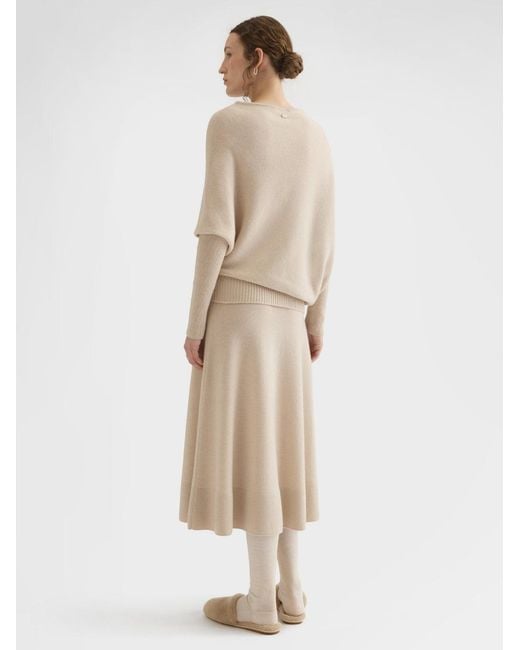Agnona Natural Asymmetrical Sweater