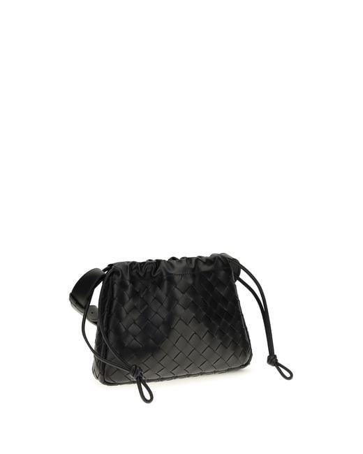 Bottega Veneta Black Pouch Bike Calfskin- Calf Leather Umbrellas for men