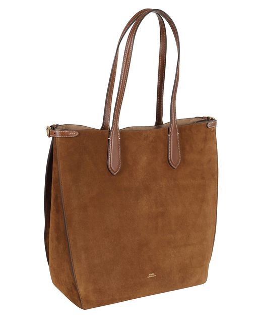 Polo Ralph Lauren Brown Blpt Ns Tote Large