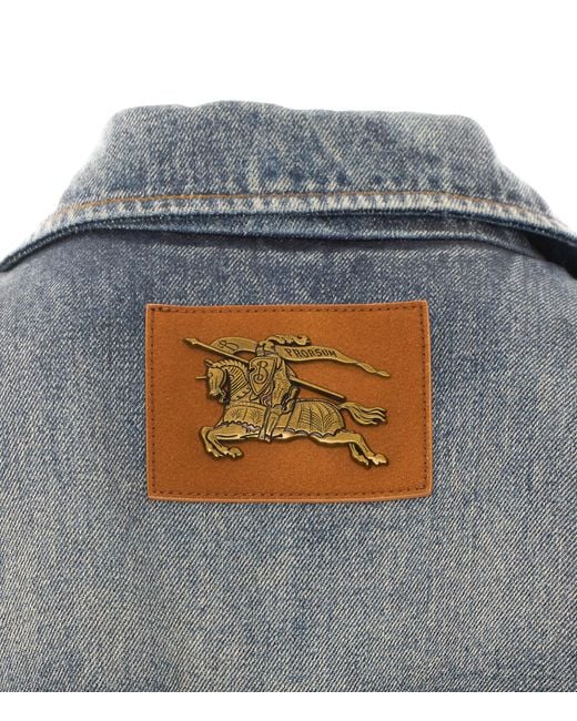 Burberry Blue Jackets Polyester