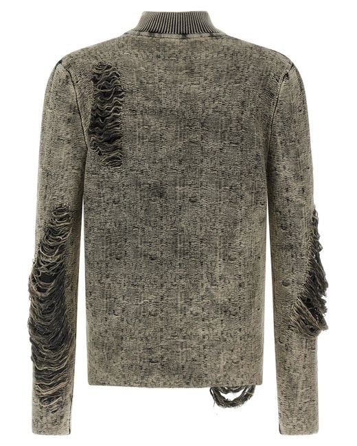 DIESEL Gray K-Fjordi Sweater for men