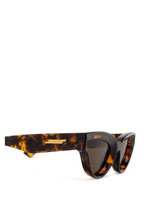 Bottega Veneta Multicolor Sharp Cat Eye Sunglasses