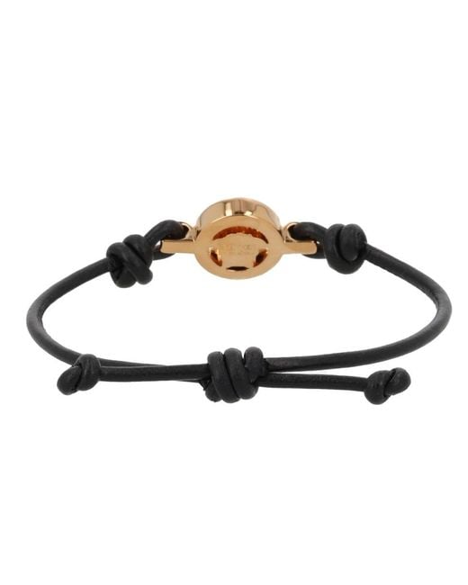 Versace Black Bracelet Lambskin Bracelets