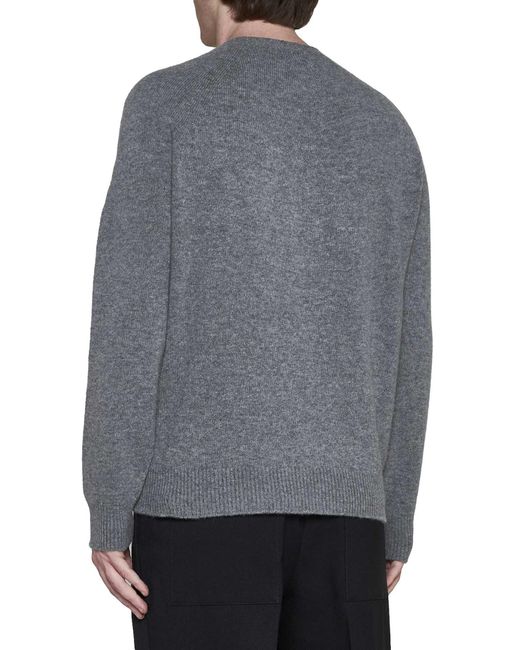 Jil Sander Gray Sweaters for men