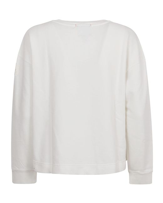 Parajumpers White Oversized Sweatshirt