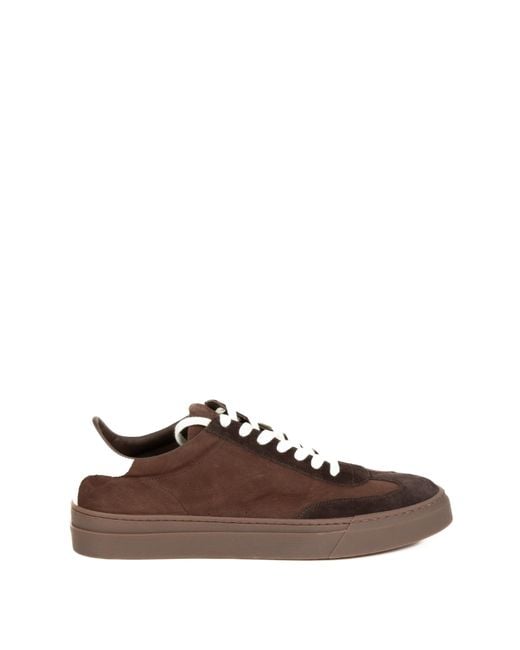 Stokton Brown Sneakers Suede for men