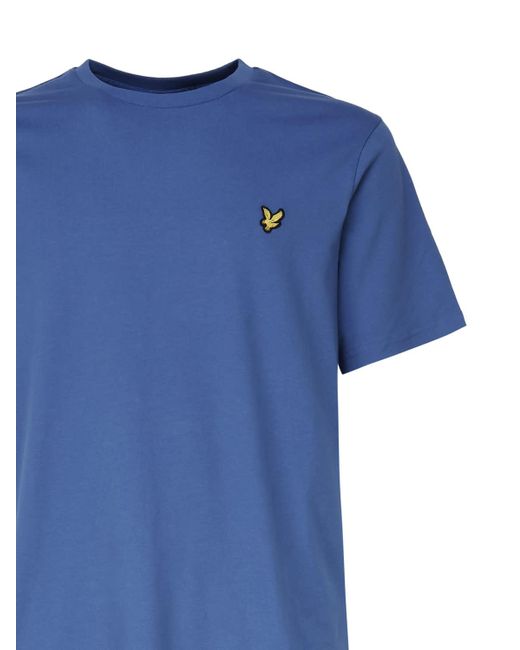 Lyle & Scott Blue Cotton T-Shirt for men