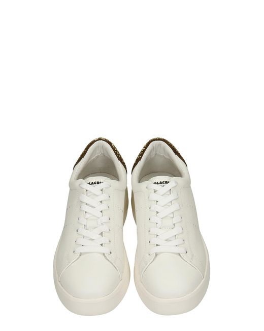 Lola Cruz Sneakers In Leather in White - Lyst