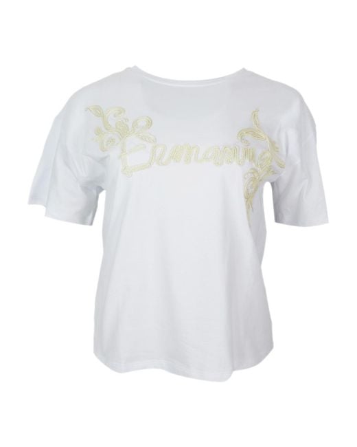 ERMANNO FIRENZE White T-Shirts And Polos 100Co