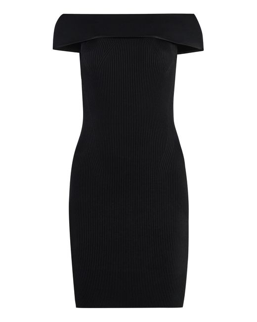 Pinko Black Arbutus Viscose Dress