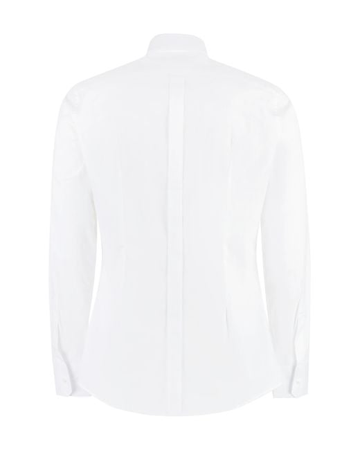 Dolce & Gabbana White Classic Cotton Shirt for men