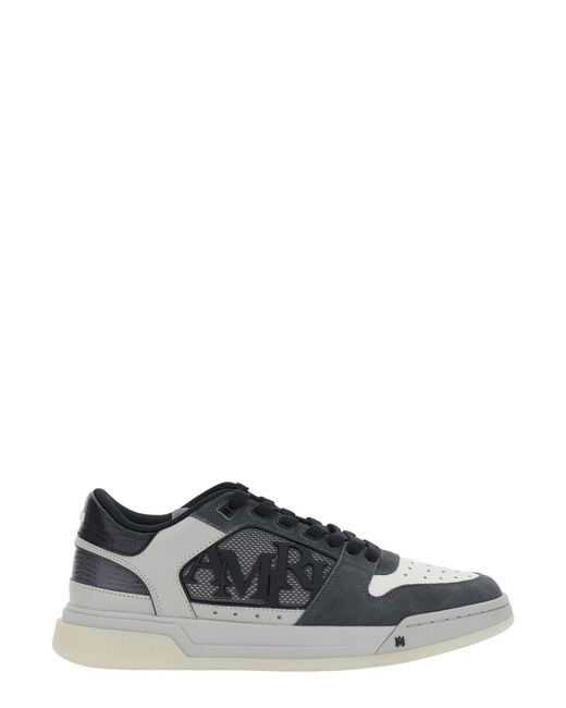 Amiri Gray Sneakers Classic Low Leather Trainers for men