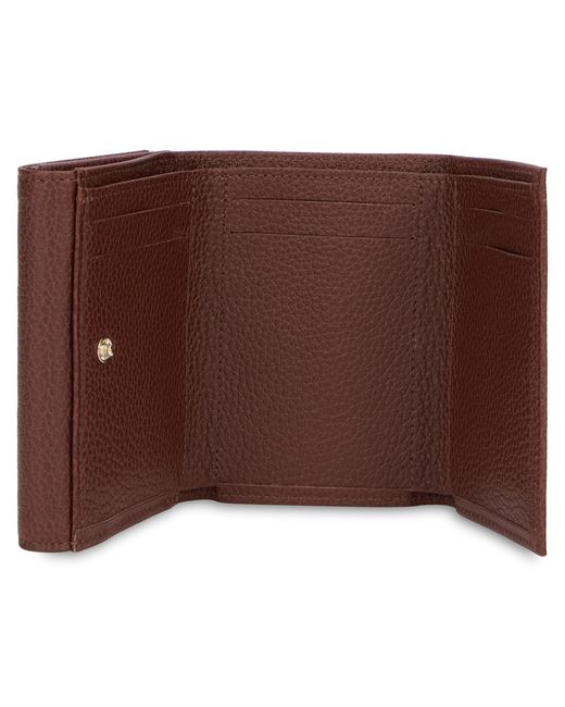 Longchamp Purple Leather Wallet & Purses