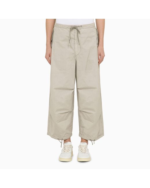 Autry Natural Grey Cotton Sports Trousers