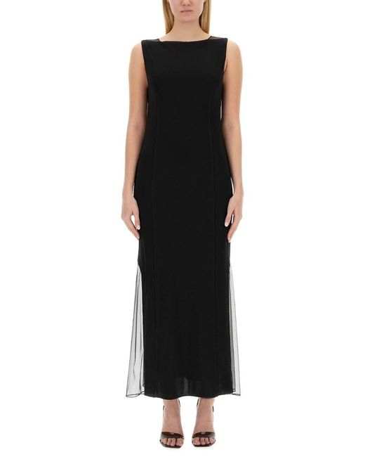 Helmut Lang Black Long Dress