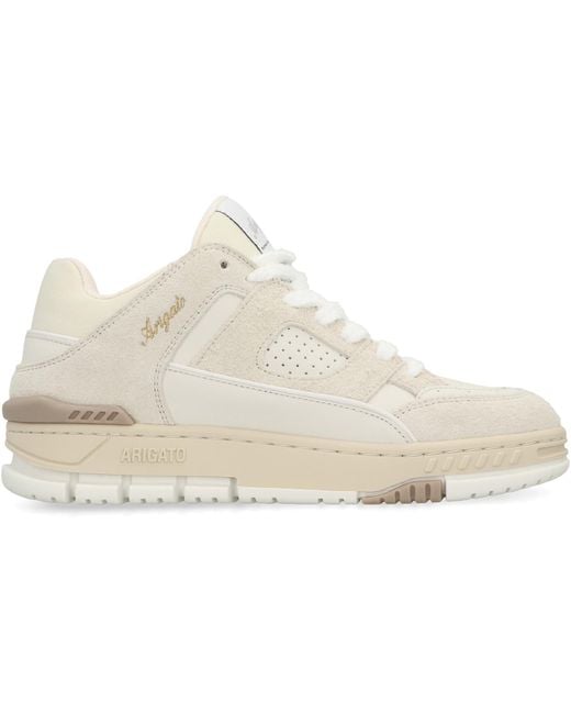 Axel Arigato White Sneakers Area Lo Fluffy Leather Trainers