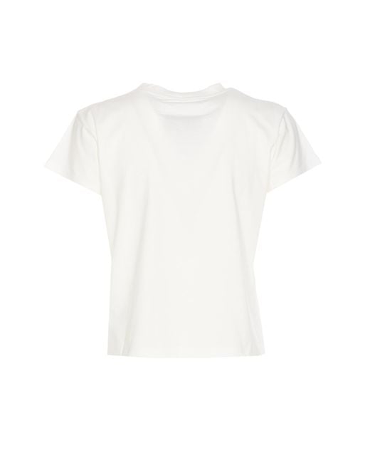 MM6 by Maison Margiela White T-Shirts
