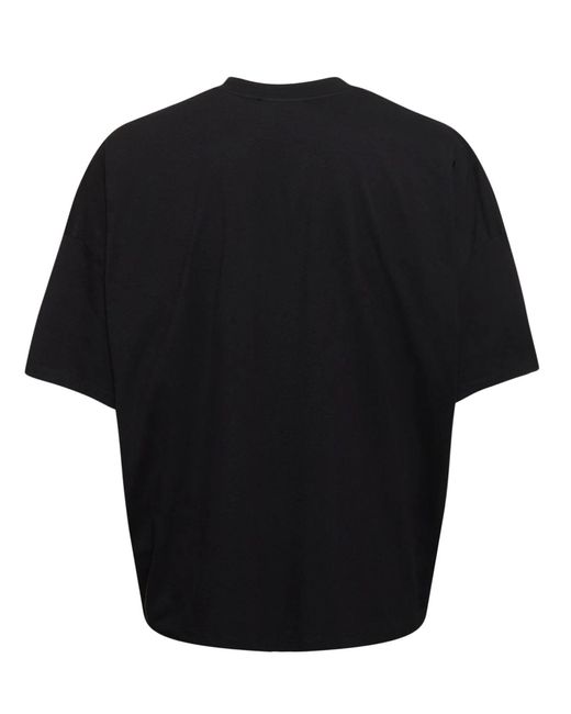 Jil Sander Black Silk T-shirt for men