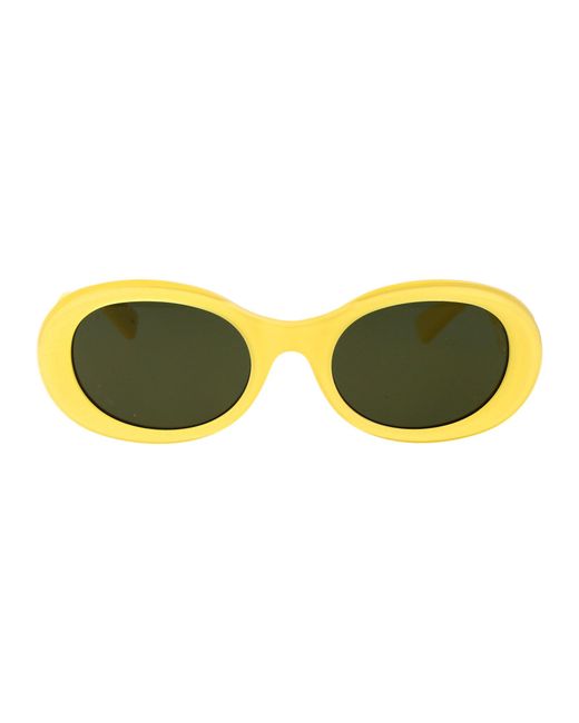 Gucci Yellow Sunglasses