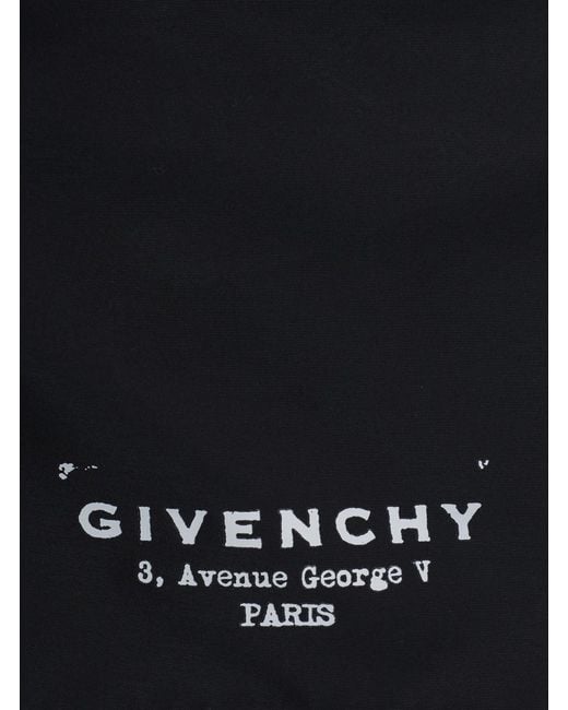 Givenchy Black Shorts Surfer Polyester for men