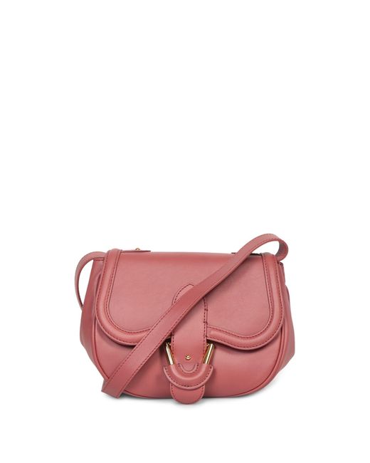 Coccinelle Pink Blake Smooth Bordeaux Bag