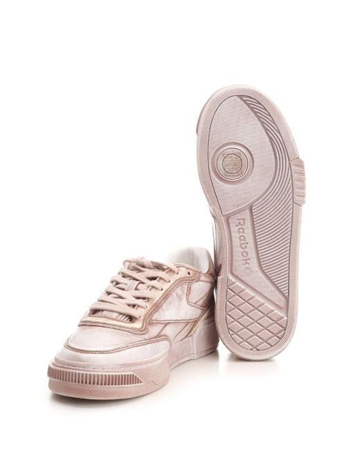 Reebok Pink Club C Ltd Leather Sneakers for men