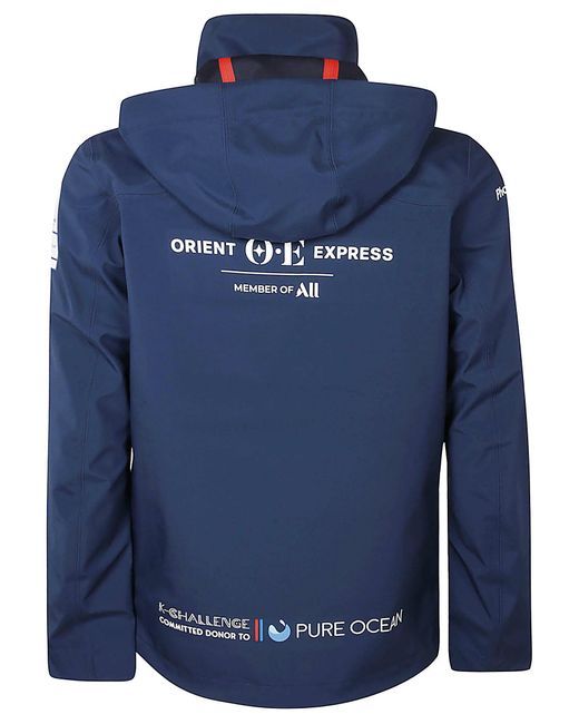 K-Way Blue Penthievre Orient Express Team Jacket for men