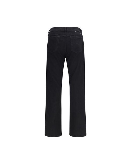 Golden Goose Deluxe Brand Blue Black Cotton Slim Fit Jeans for men