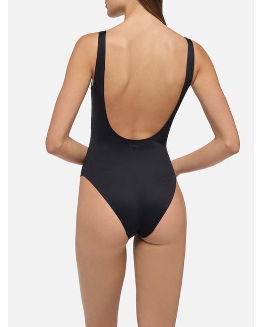 Mc2 Saint Barth Blue Cassandra Square Neck One-Piece Swimsuit One Piece