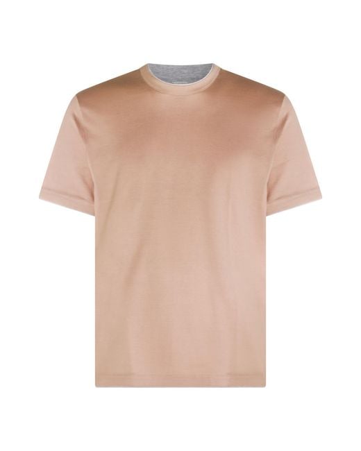 Eleventy Natural T-Shirts And Polos _100 Co for men