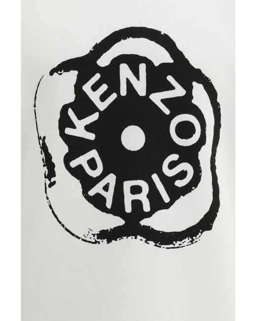KENZO White Boke Flower 2.0 Cotton Sweatshirt Sweatshirts for men