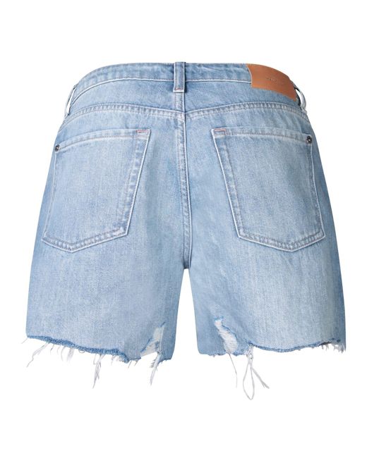 7 For All Mankind Blue Shorts