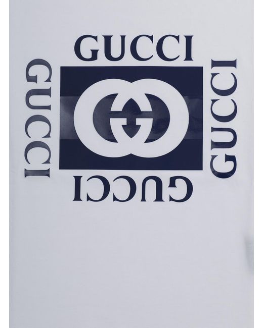 Gucci Gray Kids T-Shirt With Front Logo Cotton T-Shirts for men