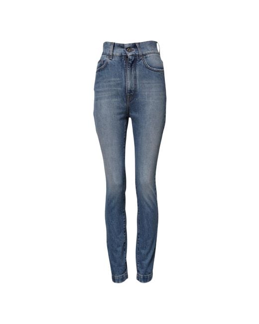 Dolce & Gabbana Blue Slim Fit Denim Jeans
