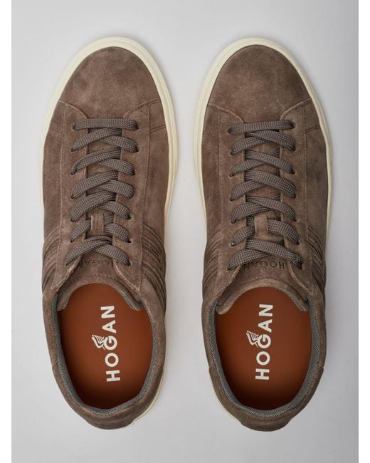 Hogan Brown H 365 Allacc. Canaletto Sneaker for men