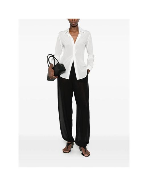 Mazzarelli White Shirt Silk