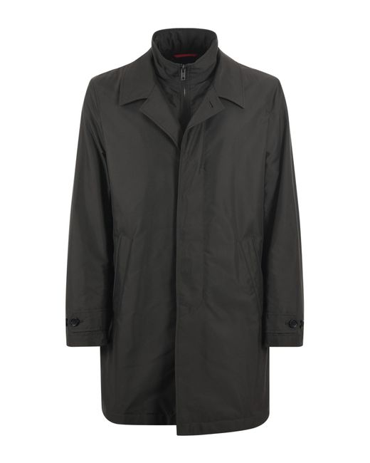 Fay Gray Double Front Raincoat for men