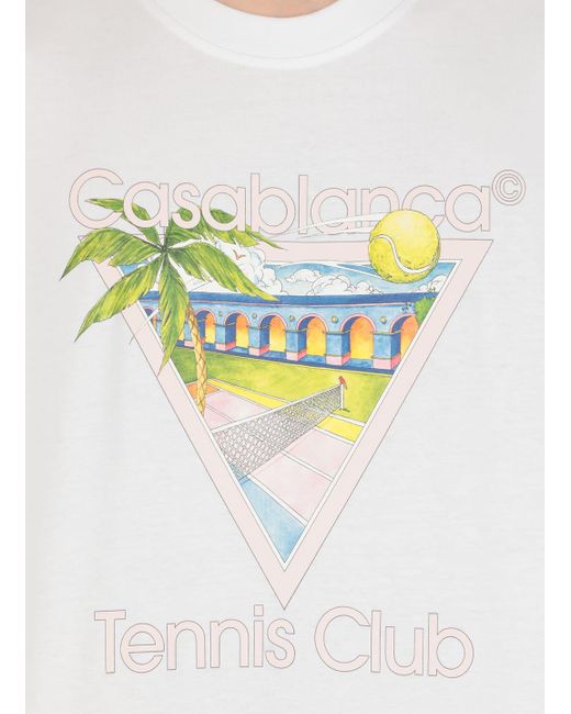 Casablancabrand White Tennis Club Icon T-Shirt