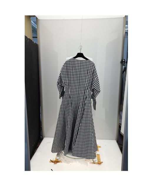Céline Gray Dress-Ivory Cotton