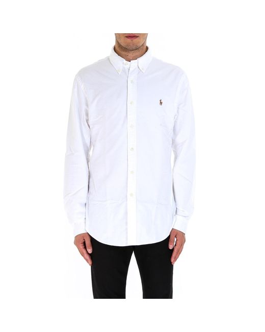 Polo Ralph Lauren Shirt in White for Men | Lyst