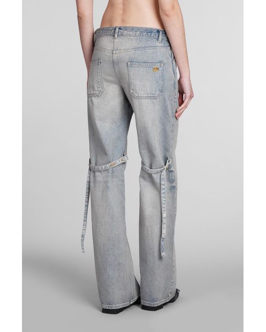 Courreges Gray Jeans