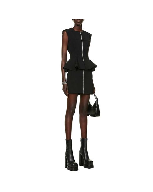 Givenchy Black Stretch-woven Mini Dress