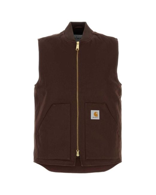 Carhartt Brown Jackets And Vests for men
