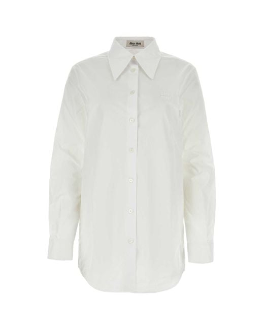 Miu Miu White Shirts